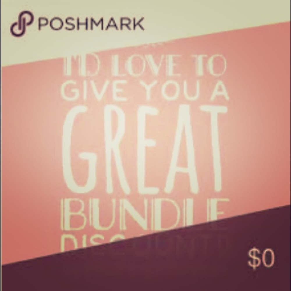 Bundle and save! Make me offers!